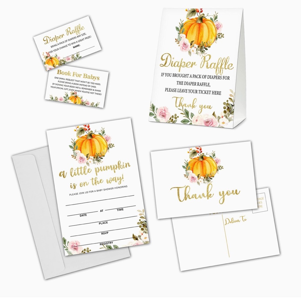Baby shower invites